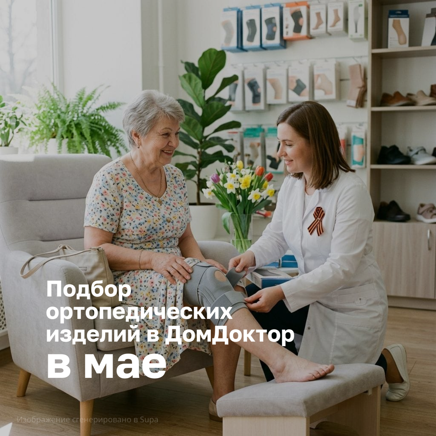 Профессиональный подбор ортопедических изделий в ДомДоктор