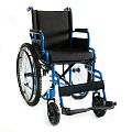 Кресло-коляска инвалидная механическая FS 972, с литыми колесами 46 см