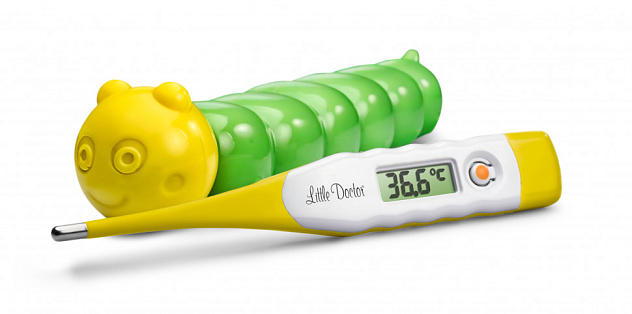 Термометр Little Doctor LD-302 гибкий наконечник (футляр гусеница)