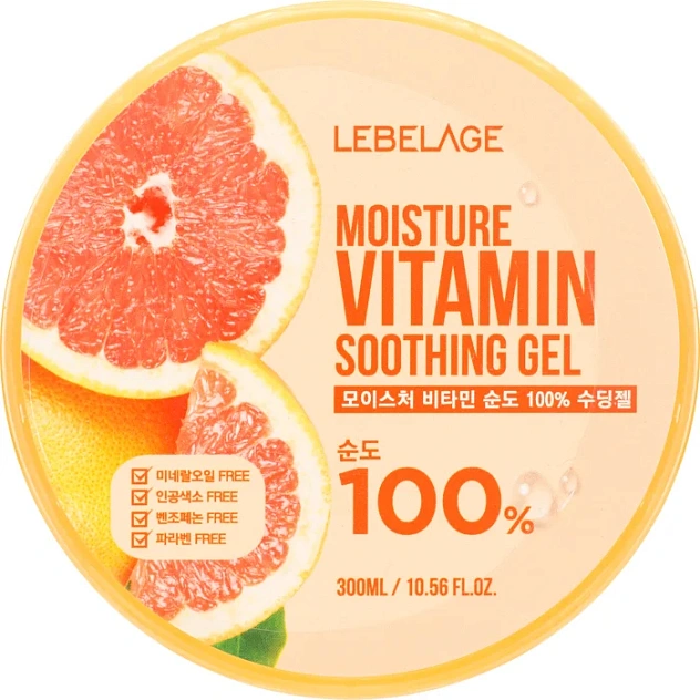 Гель для тела восстанавливающий витаминный LEBELAGE MOISTURE VITAMIN PURITY, 300 мл