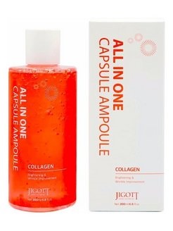 Сыворотка для лица с коллагеном Jigott All-In-One Collagen Capsule A