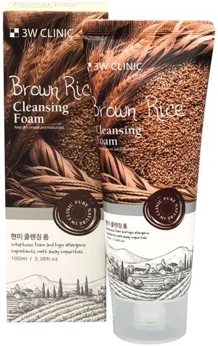 Пенка для лица с экстрактом коричневого риса BROWN RICE FOAM