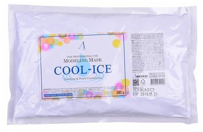 Маска альгинатная Cool-Ice охлажд. успок. эфф. (пакет) 240гр