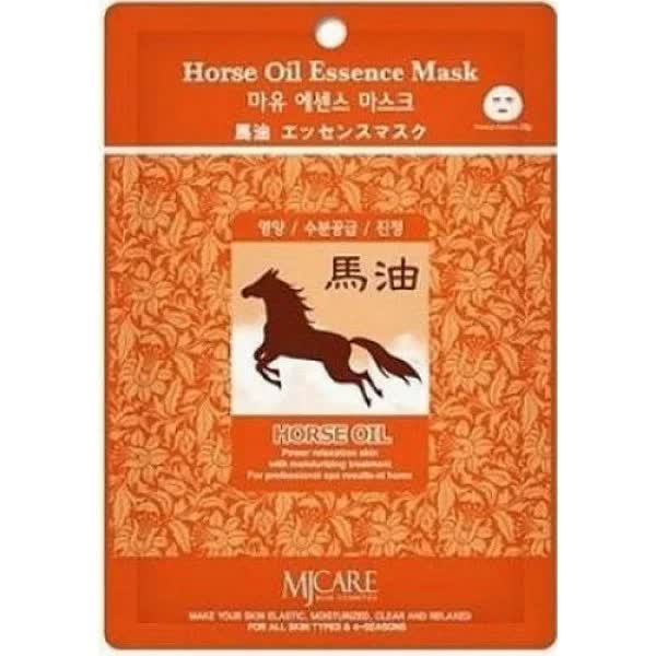 Маска тканевая для лица Конский жир Horse Oil Essence Mask 23гр