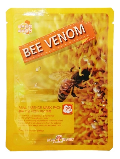 Маска тканевая Essence Bee Venom Mask Pack с пчелиным ядом 25мл