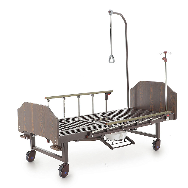 Кровать функциональная медицинская электрическая YG-3 (МЕ-5528Н) ЛДСП Венге матрас в комплекте