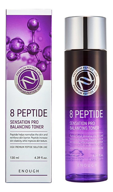 Тонер для лица с пептидами Premium 8 peptide Senation Pro Balancing Toner