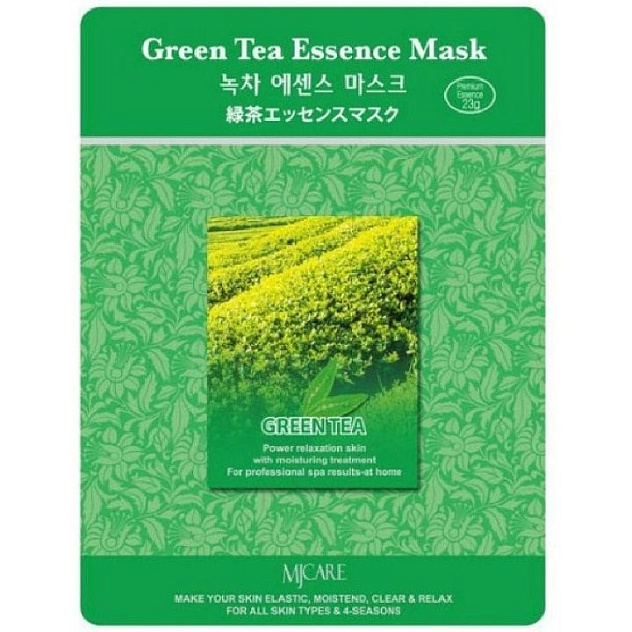 Маска тканевая Essence Mask Зеленый чай Green Tea 23гр
